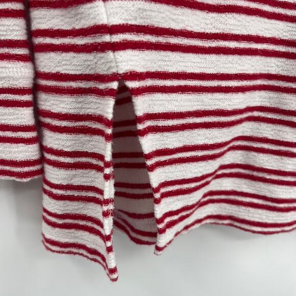 Tommy Hilfiger Terry Funnel Neck Womens Top Sz M Nautical Coastal Preppy Y2K - Picture 5 of 10